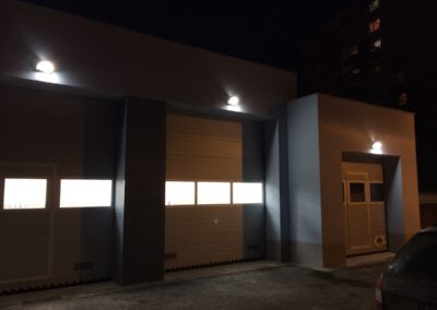 Silnoproudé elektroinstalace, přístavba garáží Nemocnice Nový Jičín